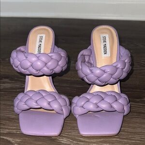 Steve Madden Women's Purple Braided Sandals